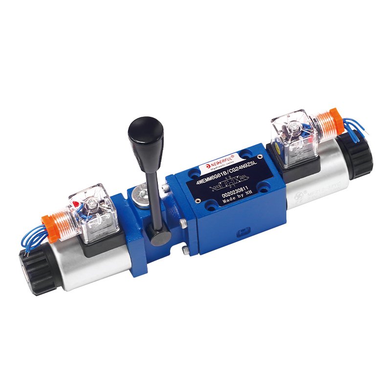 Solenoid-operated directional valve with emergency handle WEMM6